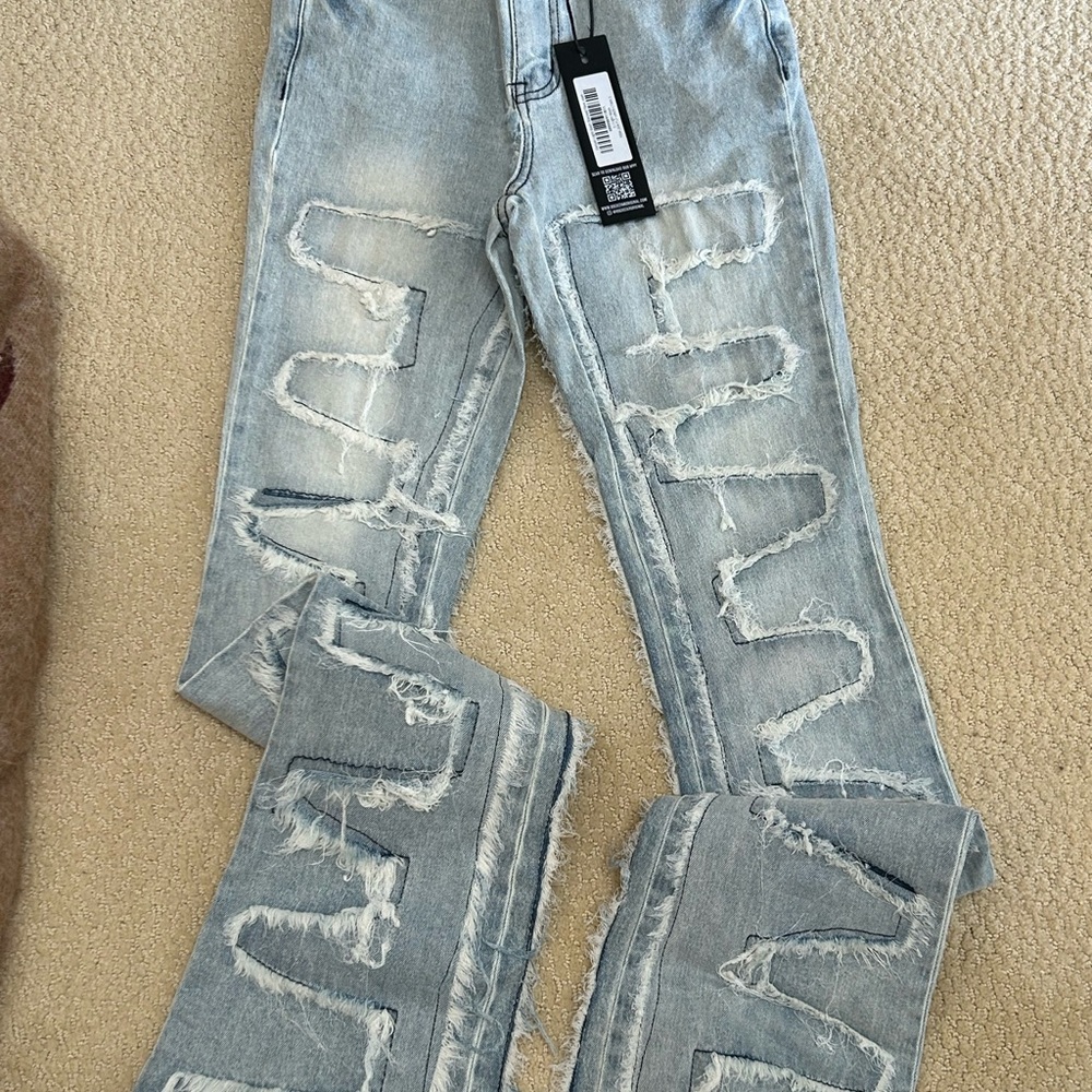 Rockstar stacked jeans